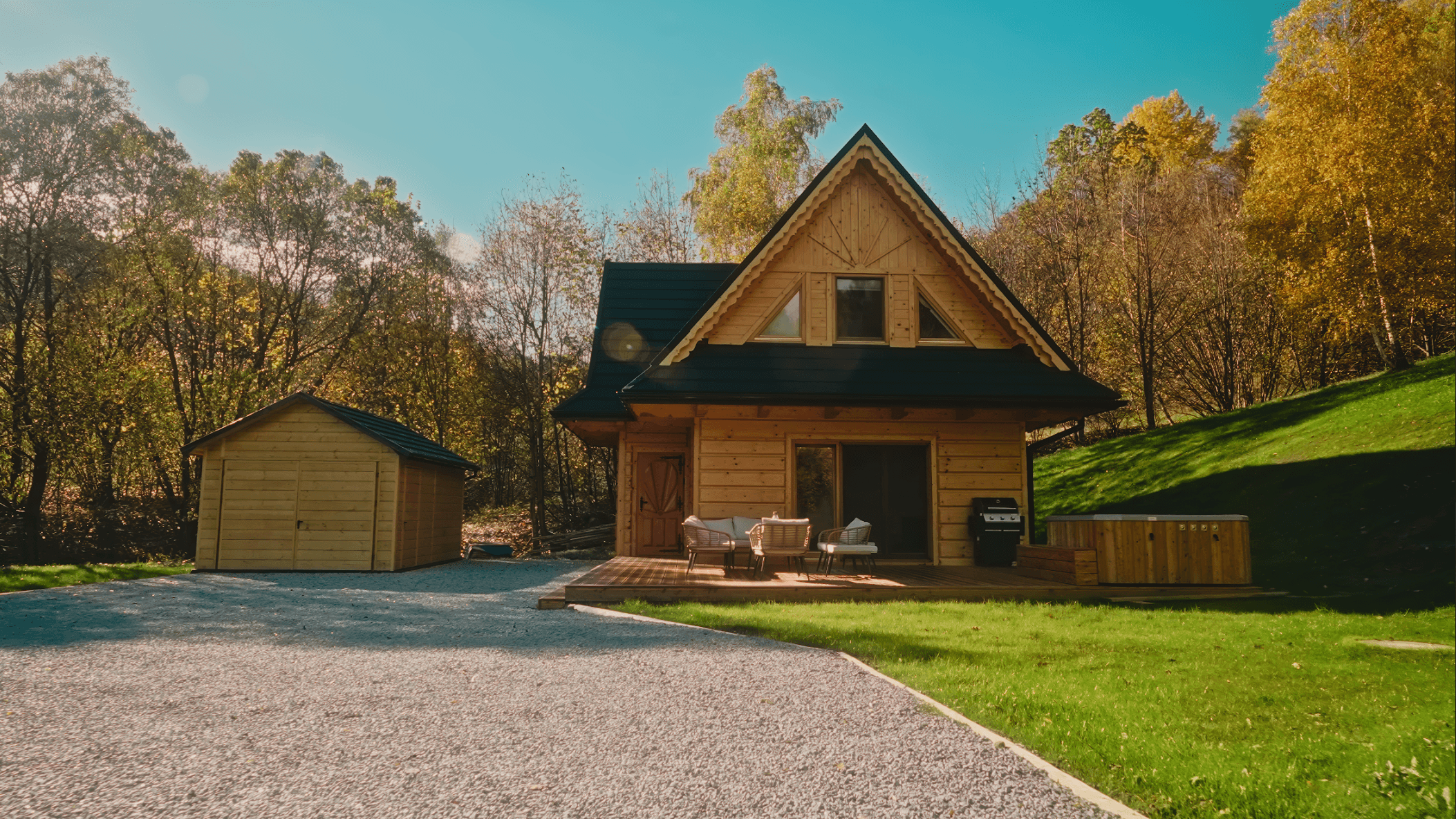 Widok na cały domek.