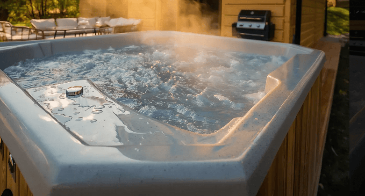 Jacuzzi na tarasie - widok 2.