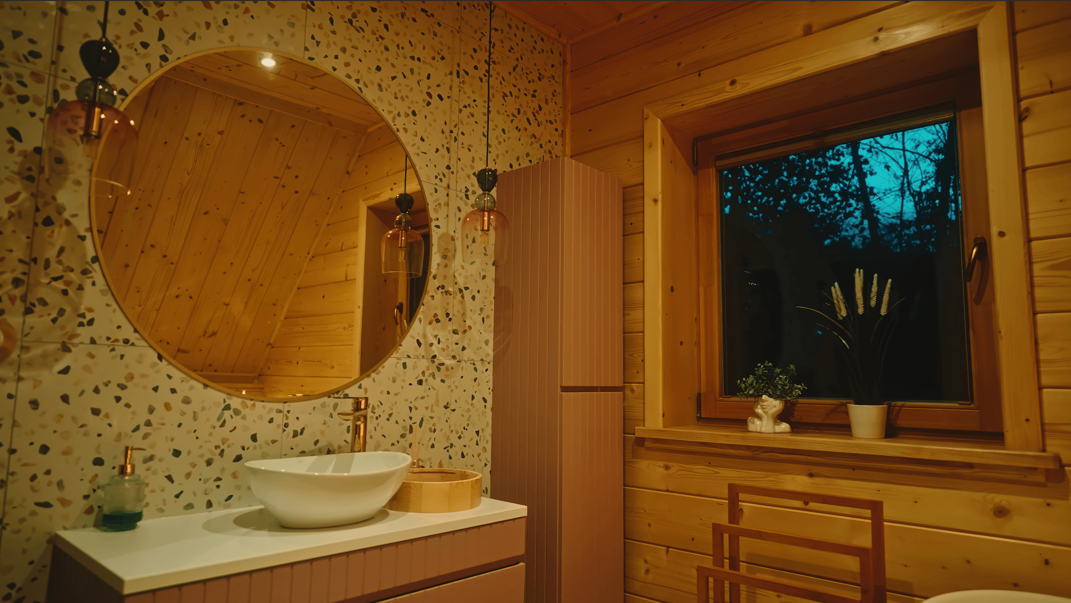 Łazienka na górze.